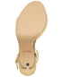 ALDO Women's Kat Two-Piece Platform Dress Sandals Gold Metallic Size 8M